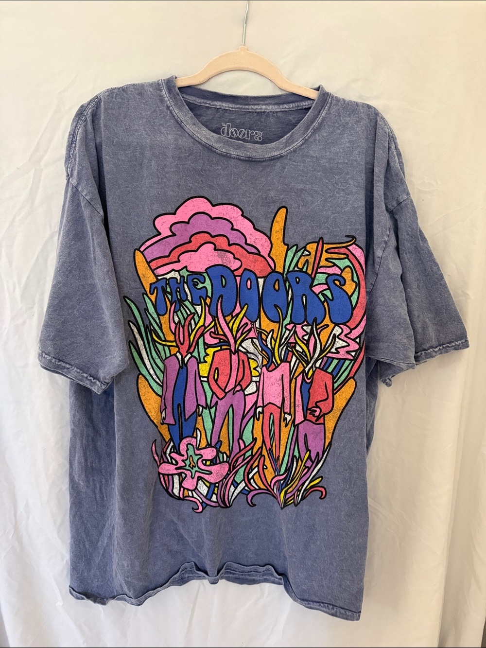 The Doors t shirt oversized S/M grey graphic